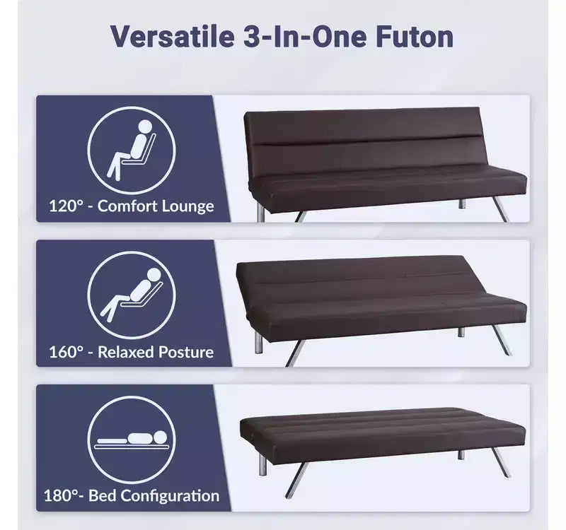 Canapé-lit pliable convertible moderne pour chambre à coucher – Sanzelize Design