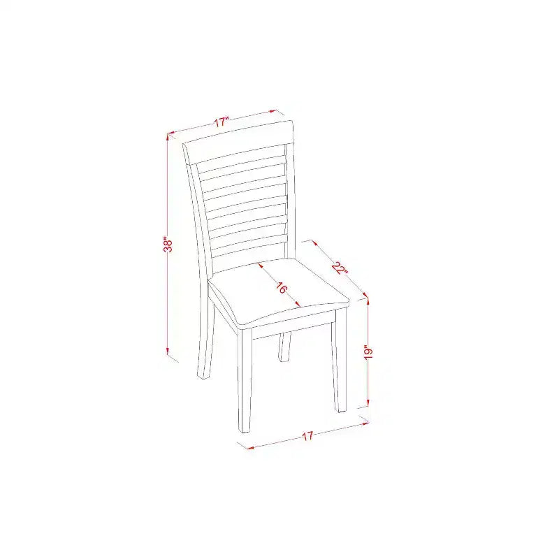 Ensemble de salle à manger vintage - Table et 4 chaises - Table de cuisine rectangulaire avec rallonge de rangement – Sanzelize Design