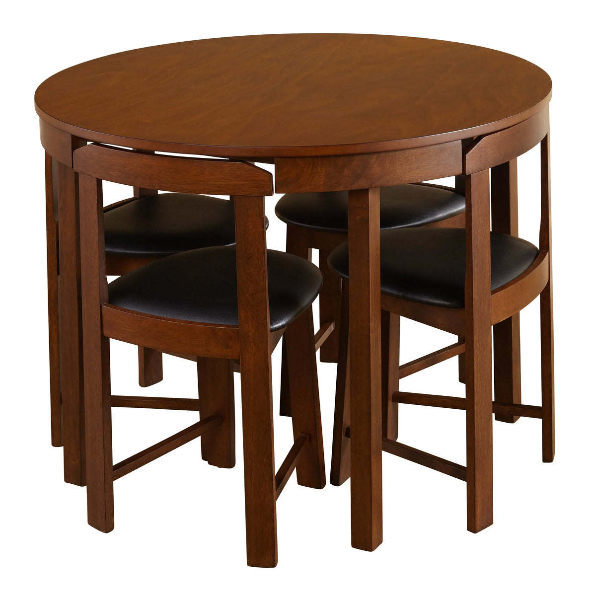 Ensemble de salle à manger rond compact 5 pièces – Sanzelize Design