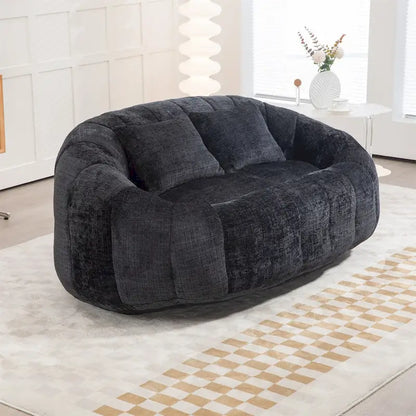 Fauteuil poire paresseux en chenille – Sanzelize Design