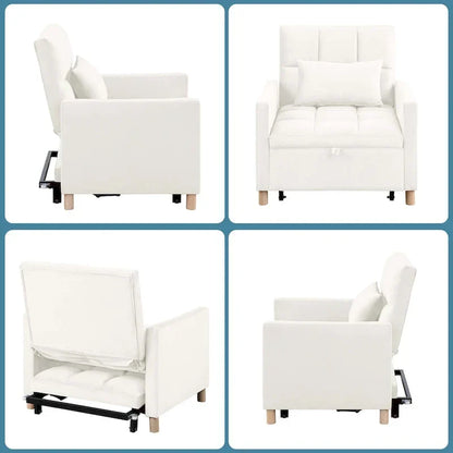 Canapé-Lit Convertible une Place avec Oreiller – Sanzelize Design