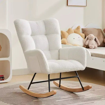 Fauteuil à bascule pour chambre d'enfant, Fauteuil à bascule pour salon pour l'allaitement – Sanzelize Design