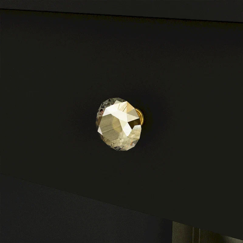 Coiffeuse LED de luxe avec 9 tiroirs, station de maquillage élégante – Sanzelize Design