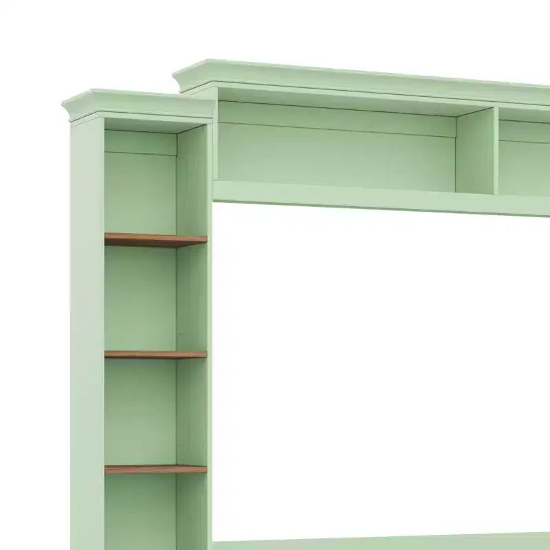 Meuble TV mural 4-en-1 de style campagnard, convient aux téléviseurs jusqu'à 178 cm – Sanzelize Design