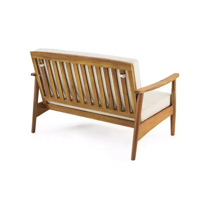 Willowbrook Causeuse et table basse d'extérieur en bois d'acacia – Sanzelize Design