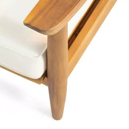 Willowbrook Causeuse et table basse d'extérieur en bois d'acacia – Sanzelize Design
