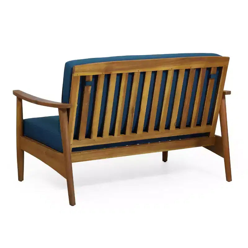Willowbrook Causeuse et table basse d'extérieur en bois d'acacia – Sanzelize Design