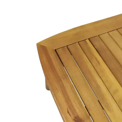 Willowbrook Causeuse et table basse d'extérieur en bois d'acacia – Sanzelize Design