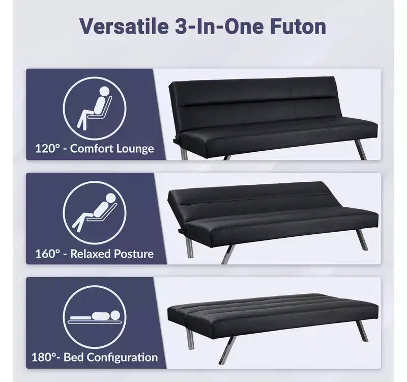 Canapé-lit pliable convertible moderne pour chambre à coucher – Sanzelize Design