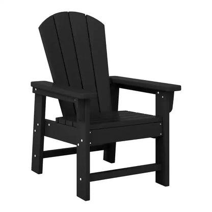 Ensemble table et chaises de salle à manger rondes 5 pièces pour enfant Malibu en PEHD pour l'extérieur – Sanzelize Design
