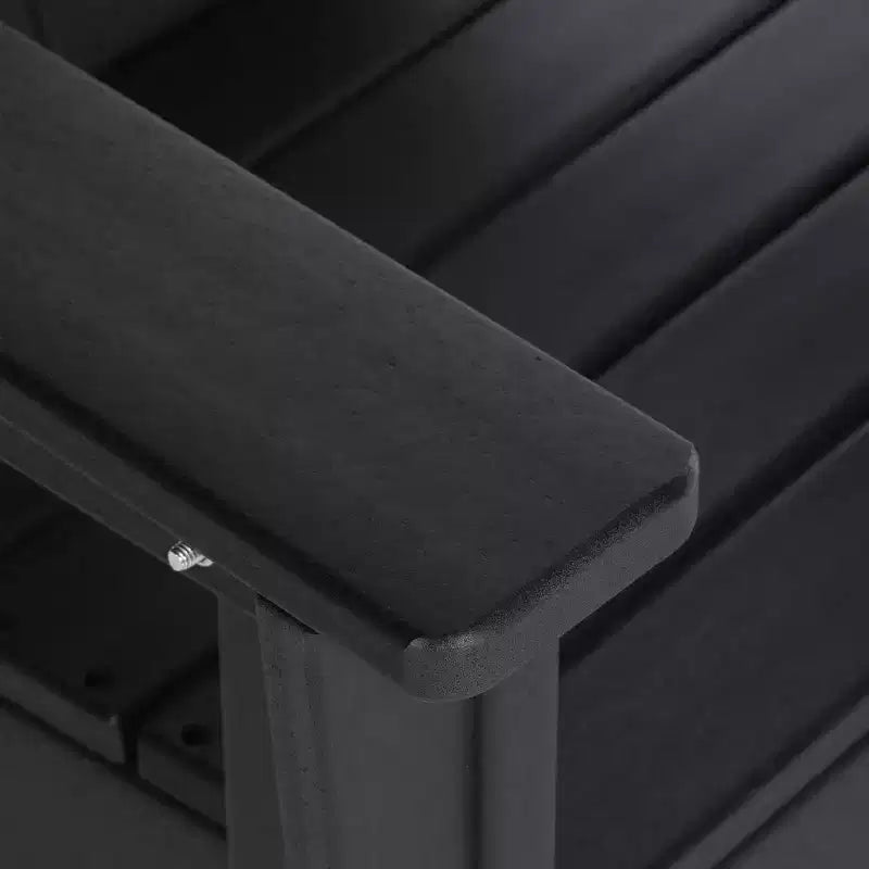 Ensemble table et chaises de salle à manger rondes 5 pièces pour enfant Malibu en PEHD pour l'extérieur – Sanzelize Design