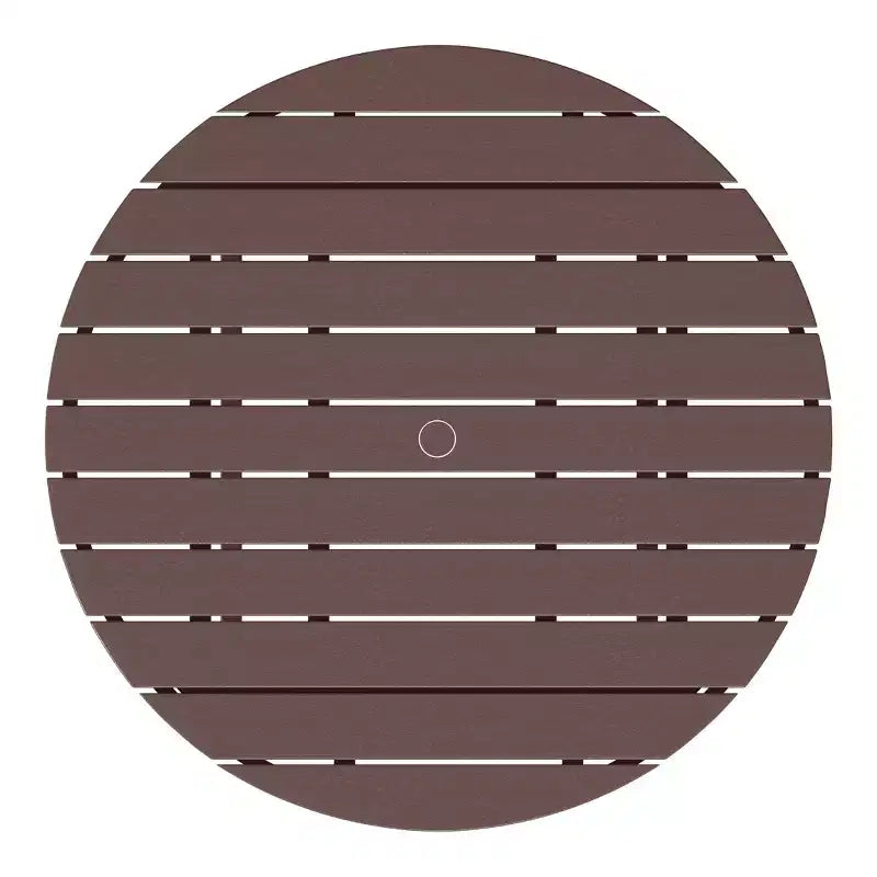 Ensemble table et chaises de salle à manger rondes 5 pièces pour enfant Malibu en PEHD pour l'extérieur – Sanzelize Design