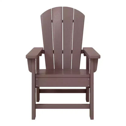 Ensemble table et chaises de salle à manger rondes 5 pièces pour enfant Malibu en PEHD pour l'extérieur – Sanzelize Design