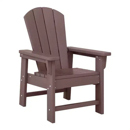 Ensemble table et chaises de salle à manger rondes 5 pièces pour enfant Malibu en PEHD pour l'extérieur – Sanzelize Design