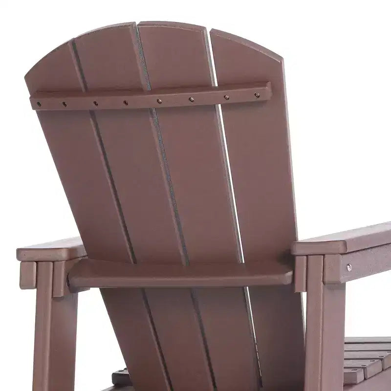 Ensemble table et chaises de salle à manger rondes 5 pièces pour enfant Malibu en PEHD pour l'extérieur – Sanzelize Design