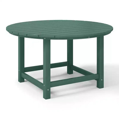Ensemble table et chaises de salle à manger rondes 5 pièces pour enfant Malibu en PEHD pour l'extérieur – Sanzelize Design