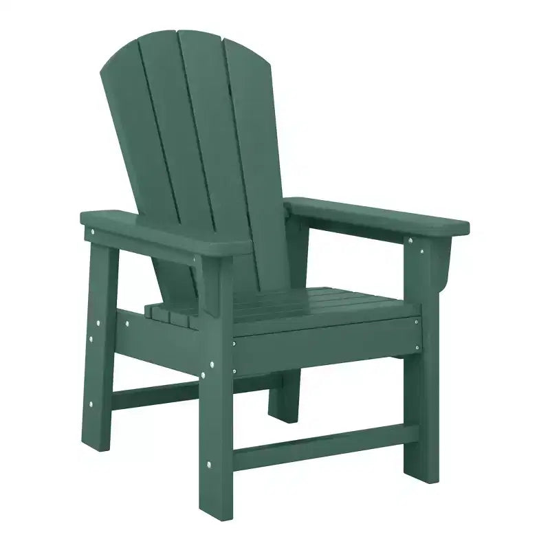 Ensemble table et chaises de salle à manger rondes 5 pièces pour enfant Malibu en PEHD pour l'extérieur – Sanzelize Design