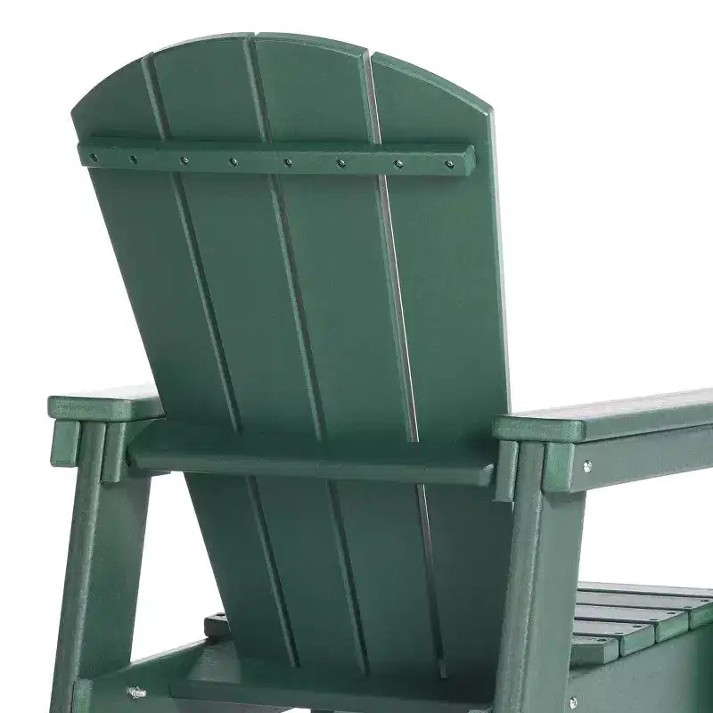 Ensemble table et chaises de salle à manger rondes 5 pièces pour enfant Malibu en PEHD pour l'extérieur – Sanzelize Design
