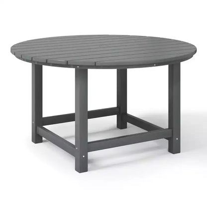 Ensemble table et chaises de salle à manger rondes 5 pièces pour enfant Malibu en PEHD pour l'extérieur – Sanzelize Design