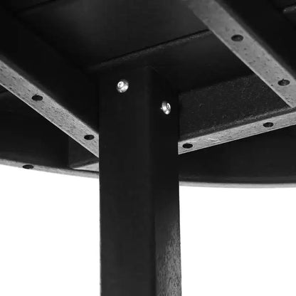 Ensemble table et chaises de salle à manger rondes 5 pièces pour enfant Malibu en PEHD pour l'extérieur – Sanzelize Design