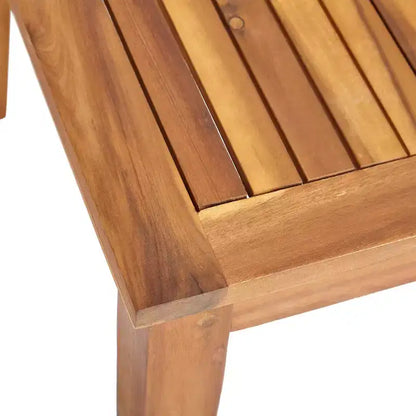 Hampton Salon de jardin 6 places en bois d'acacia et osier – Sanzelize Design