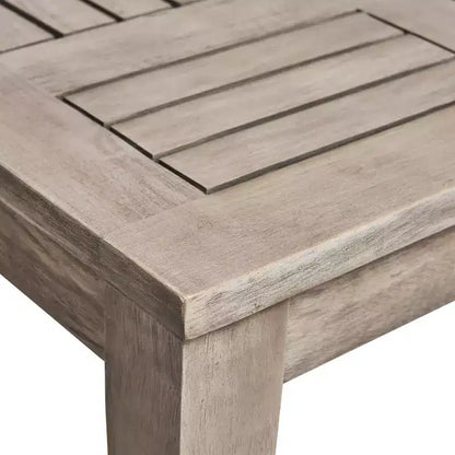 Hampton Salon de jardin 6 places en bois d'acacia et osier – Sanzelize Design
