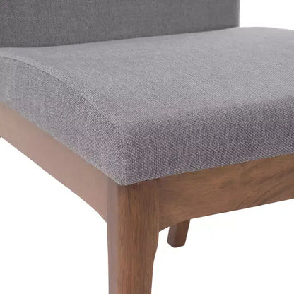 Ensemble de salle à manger 5 pièces avec 4 chaises rembourrées, style moderne du milieu du siècle – Sanzelize Design