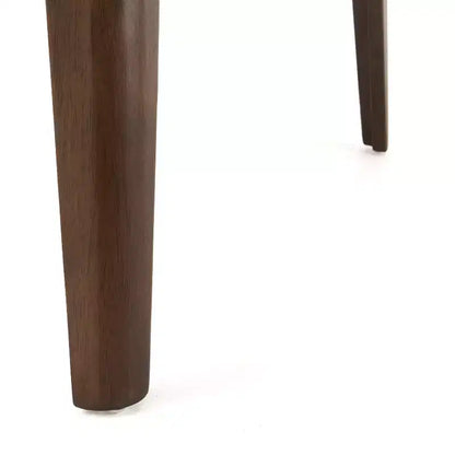 Ensemble de salle à manger 5 pièces avec 4 chaises rembourrées, style moderne du milieu du siècle – Sanzelize Design