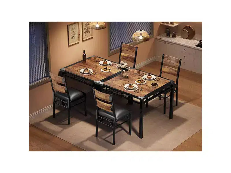 Ensemble table à manger, table de cuisine avec chaises rembourrées – Sanzelize Design