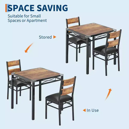Ensemble table à manger, table de cuisine avec chaises rembourrées – Sanzelize Design