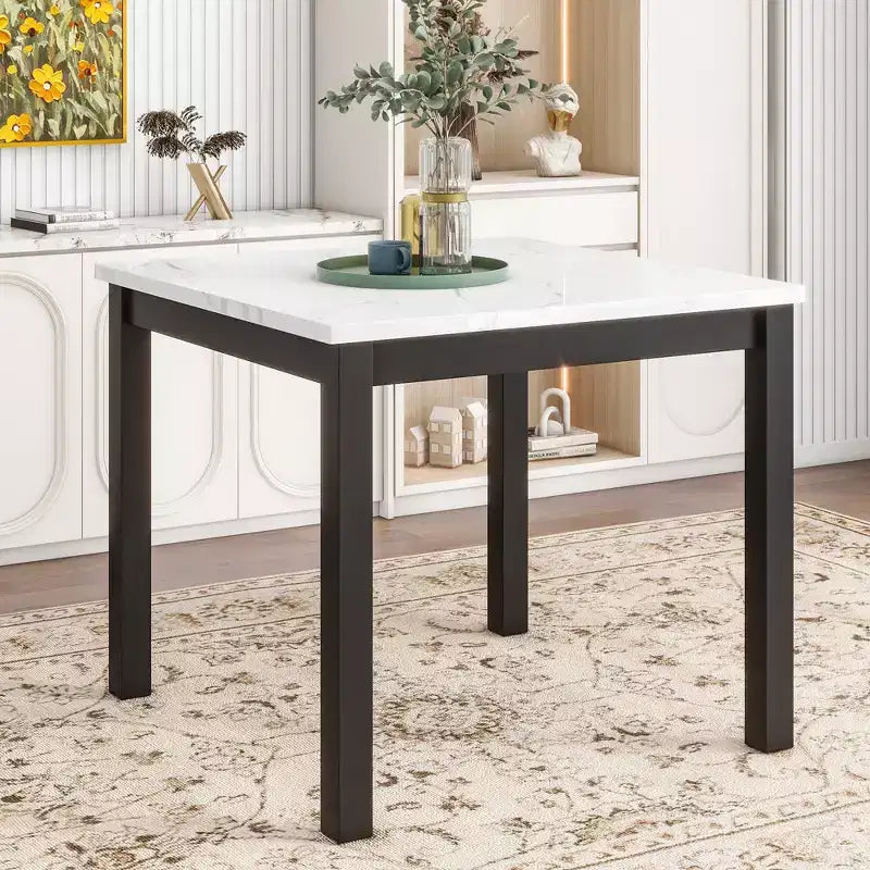 Ensemble de salle à manger 5 pièces, ensemble de table à manger à hauteur de comptoir – Sanzelize Design