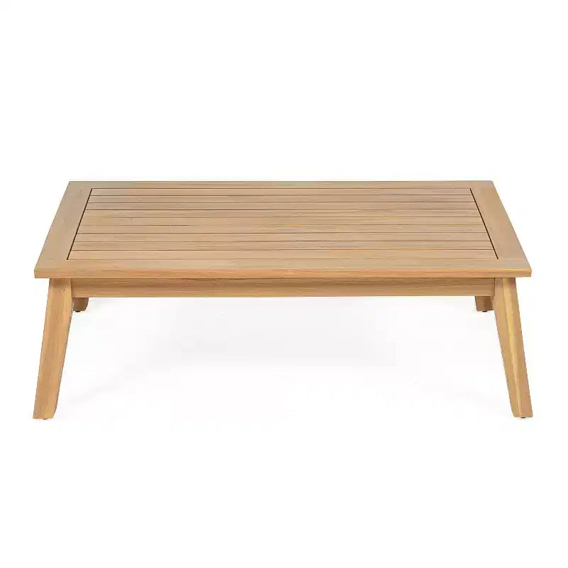Edith Ensemble de 4 pièces pour terrasse en bois d'acacia avec lattes – Sanzelize Design