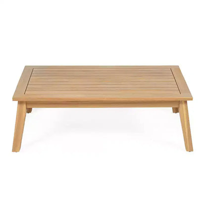 Edith Ensemble de 4 pièces pour terrasse en bois d'acacia avec lattes – Sanzelize Design