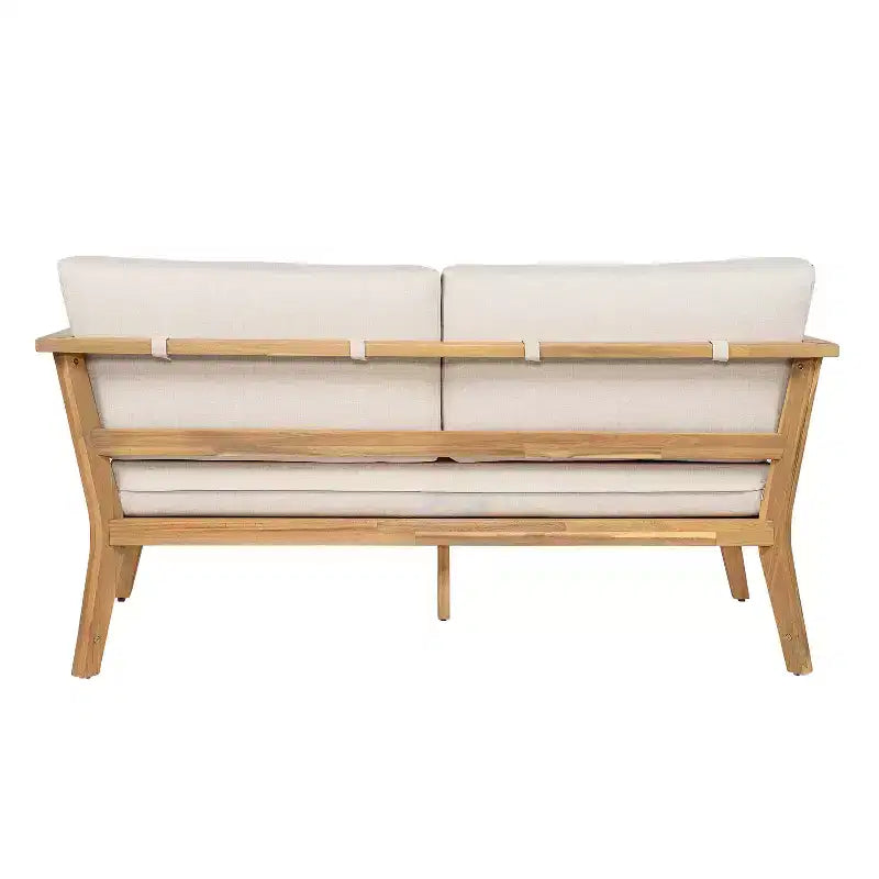 Edith Ensemble de 4 pièces pour terrasse en bois d'acacia avec lattes – Sanzelize Design