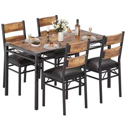 Ensemble de salle à manger, ensemble de table à manger avec protection d'angle – Sanzelize Design