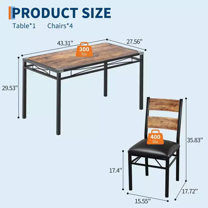 Ensemble de salle à manger, ensemble de table à manger avec protection d'angle – Sanzelize Design