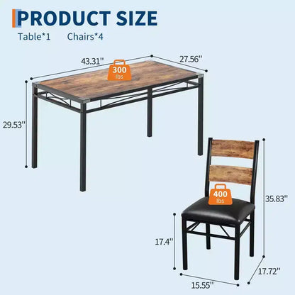 Ensemble de salle à manger, ensemble de table à manger avec protection d'angle – Sanzelize Design