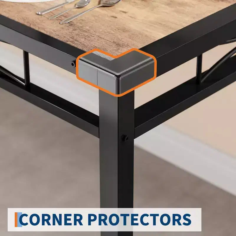 Ensemble de salle à manger, ensemble de table à manger avec protection d'angle – Sanzelize Design