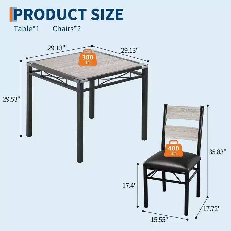 Ensemble de salle à manger, ensemble de table à manger avec protection d'angle – Sanzelize Design