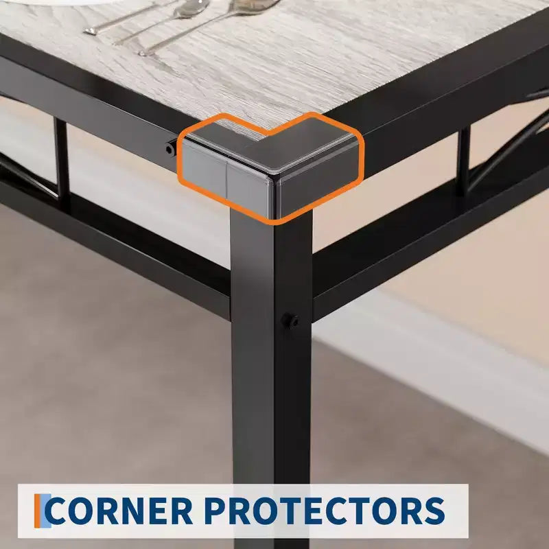 Ensemble de salle à manger, ensemble de table à manger avec protection d'angle – Sanzelize Design