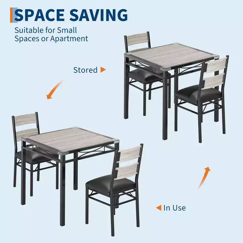Ensemble de salle à manger, ensemble de table à manger avec protection d'angle – Sanzelize Design