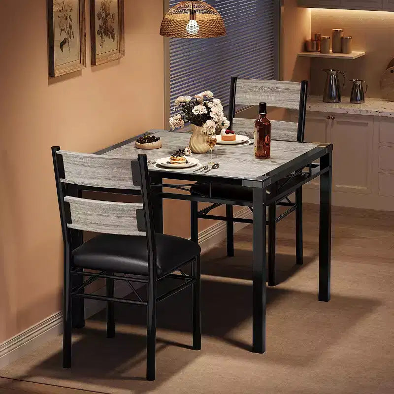 Ensemble de salle à manger, ensemble de table à manger avec protection d'angle – Sanzelize Design