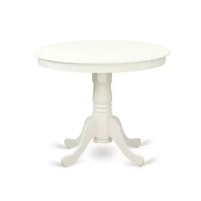 Belmont - Ensemble table de cuisine et 2 chaises de salle à manger, blanc lin. – Sanzelize Design