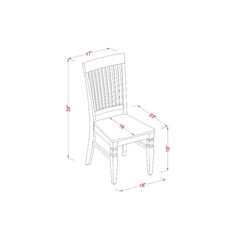 Belmont Ensemble de salle à manger - Table de cuisine et chaises de salle à manger, noir – Sanzelize Design