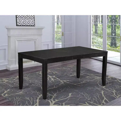 Belmont Salle à manger-Table de salle à manger avec rallonge et chaises de cuisine, Cappuccino – Sanzelize Design