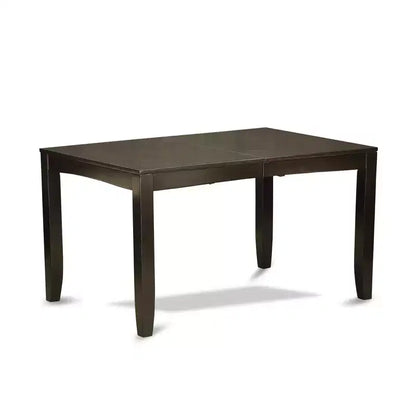 Belmont Salle à manger-Table de salle à manger avec rallonge et chaises de cuisine, Cappuccino – Sanzelize Design