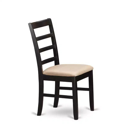 Belmont Salle à manger-Table de salle à manger avec rallonge et chaises de cuisine, Cappuccino – Sanzelize Design