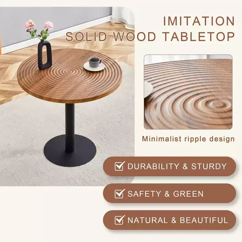 Ensemble de table à manger 3/5 pièces, ensemble de table de cuisine ronde – Sanzelize Design