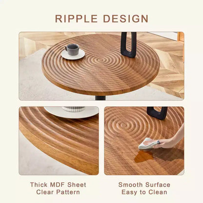 Ensemble de table à manger 3/5 pièces, ensemble de table de cuisine ronde – Sanzelize Design
