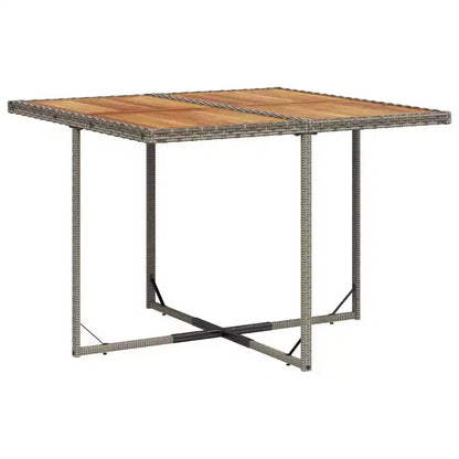 Salon de jardin 11 pièces avec coussins Mobilier d'extérieur de jardin Gris rotin synthétique – Sanzelize Design